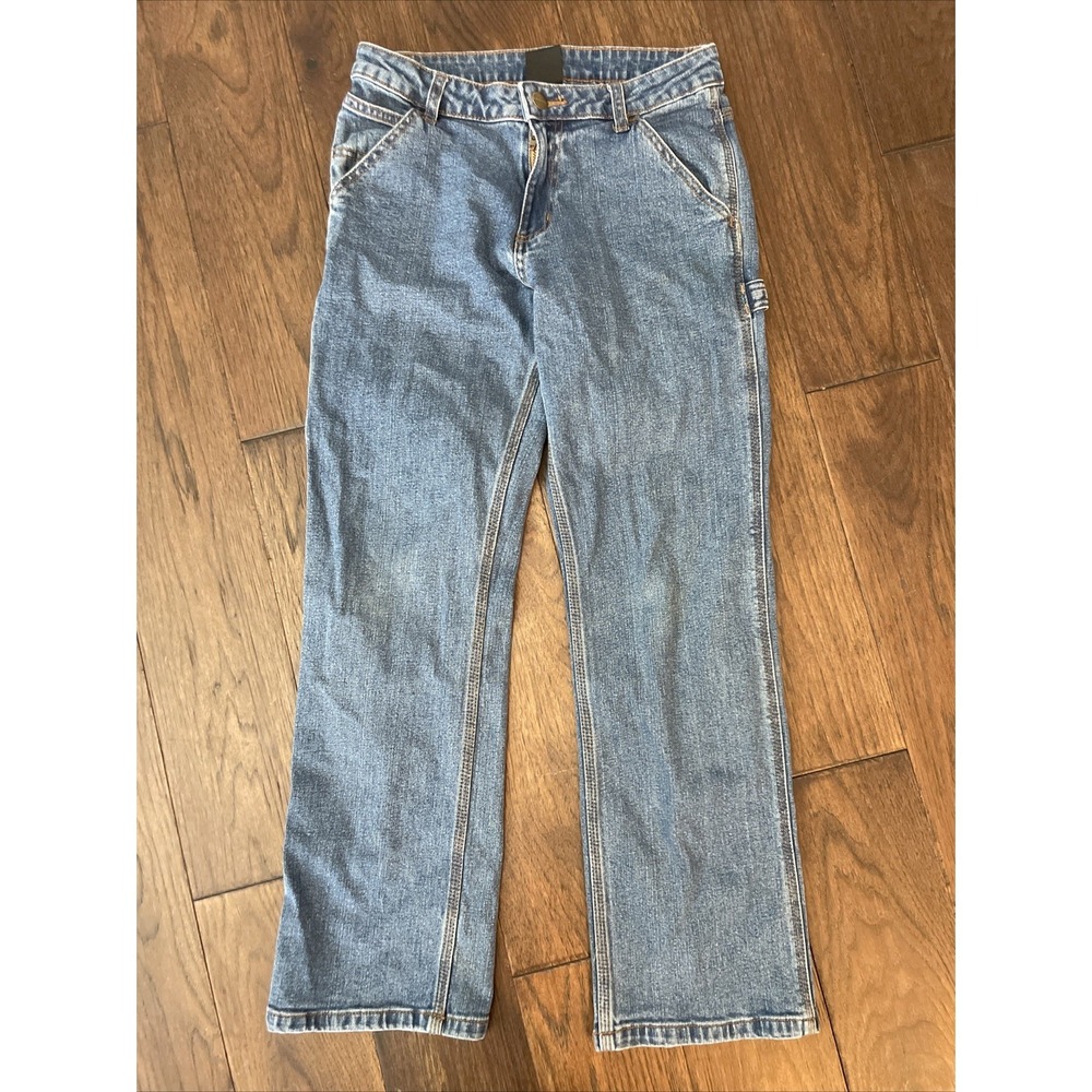 Carhartt Boy's Size 12 Boot Cut Jeans Blue Denim